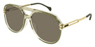 Gucci® GG1104S GUC GG1104S 003 61 - Green/Gold Sunglasses