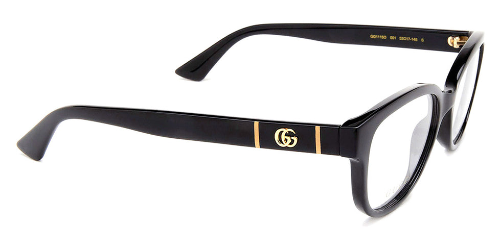 Gucci® GG1115O GUC GG1115O 001 53 - Black Eyeglasses
