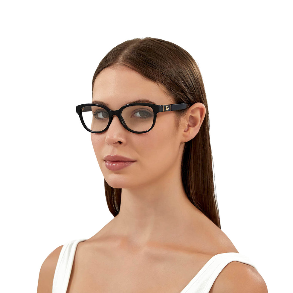 Gucci® GG1115O GUC GG1115O 001 53 - Black Eyeglasses