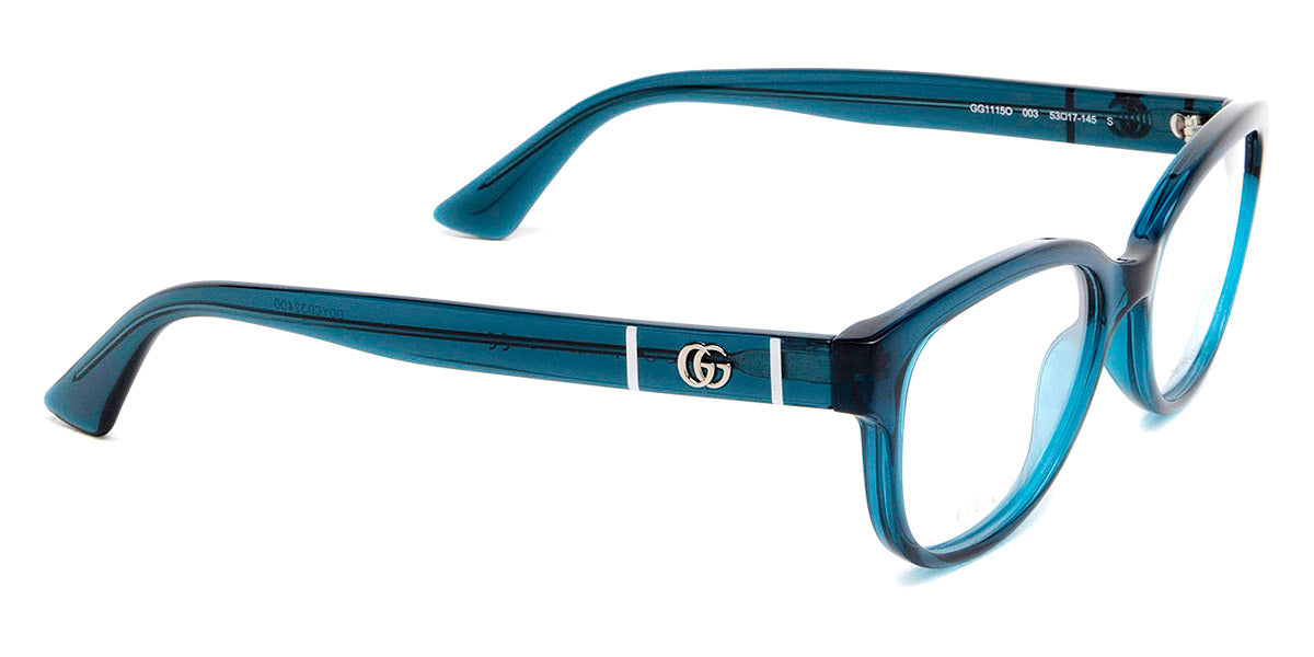 Gucci® GG1115O GUC GG1115O 003 53 - Blue Eyeglasses