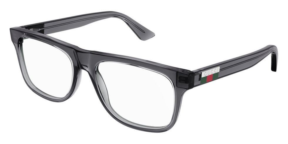 Gucci® GG1117O GUC GG1117O 003 56 - Gray Eyeglasses