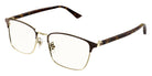 Gucci® GG1124OA GUC GG1124OA 002 55 - Brown/Havana Eyeglasses