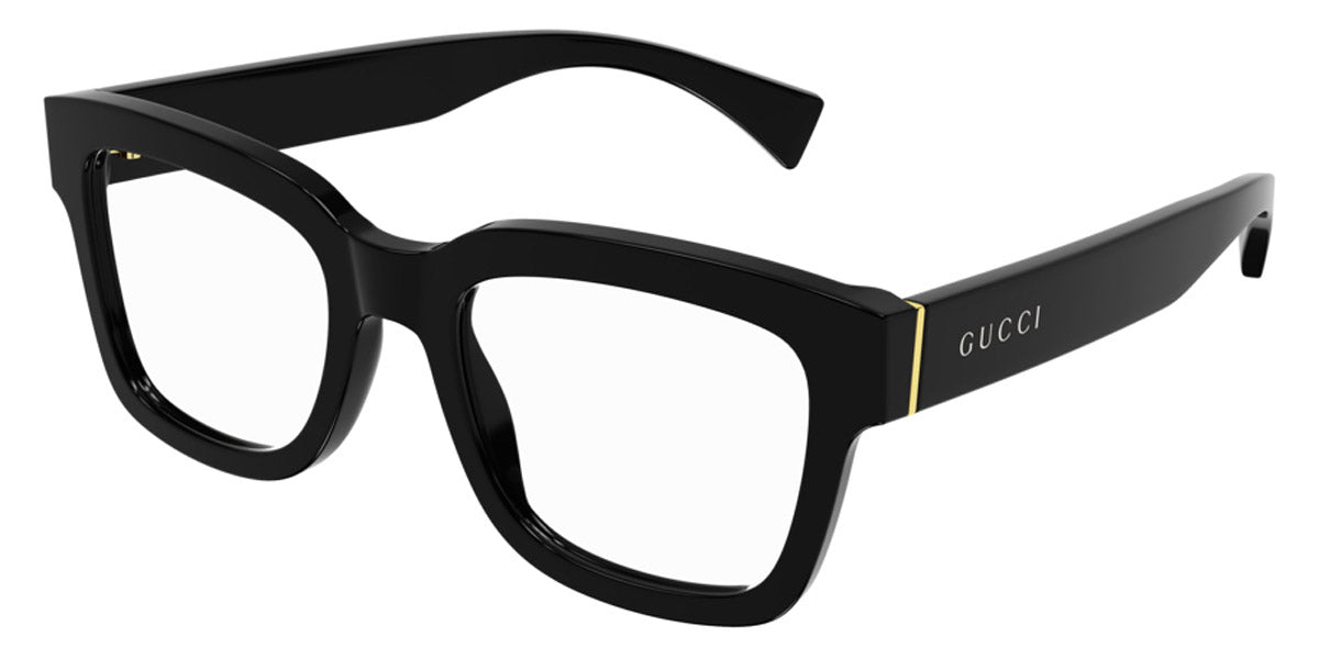 Gucci® GG1138O GUC GG1138O 001 52 - Black Eyeglasses