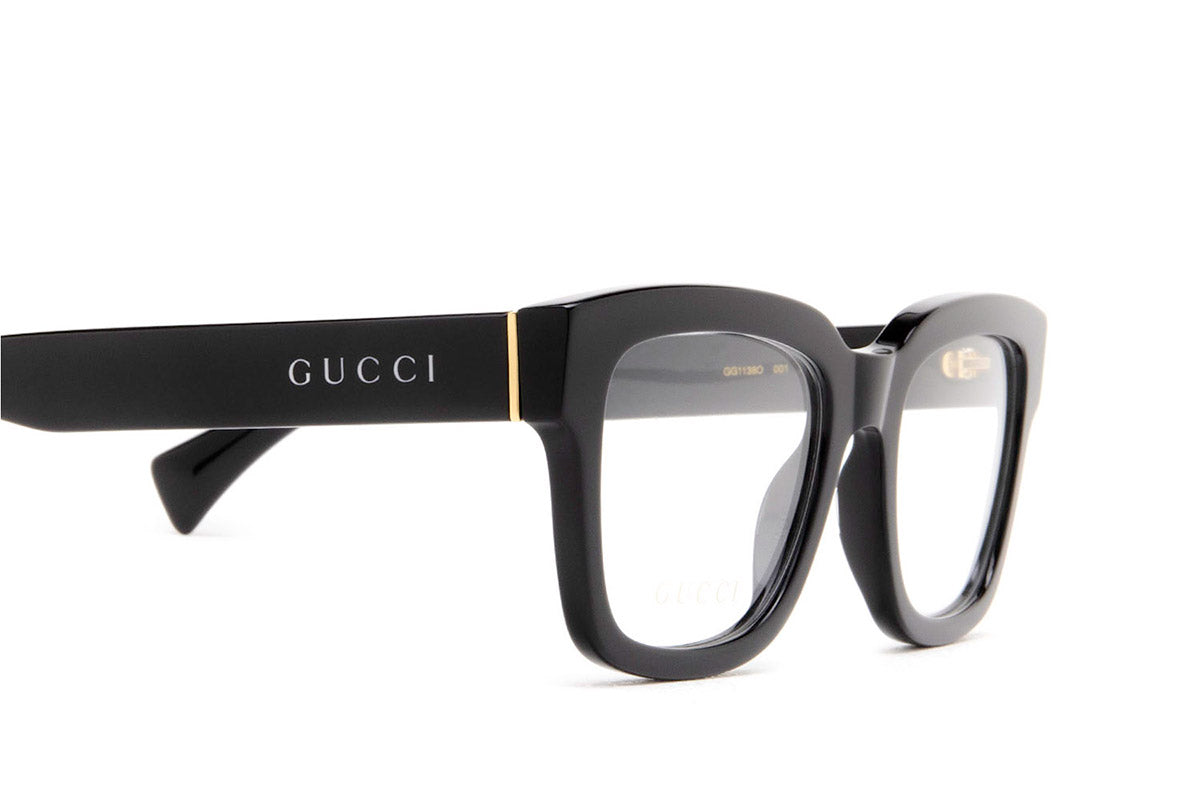 Gucci® GG1138O GUC GG1138O 001 52 - Black Eyeglasses