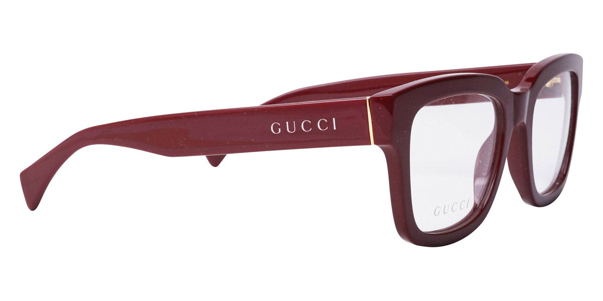 Gucci® GG1138O GUC GG1138O 003 52 - Burgundy Eyeglasses