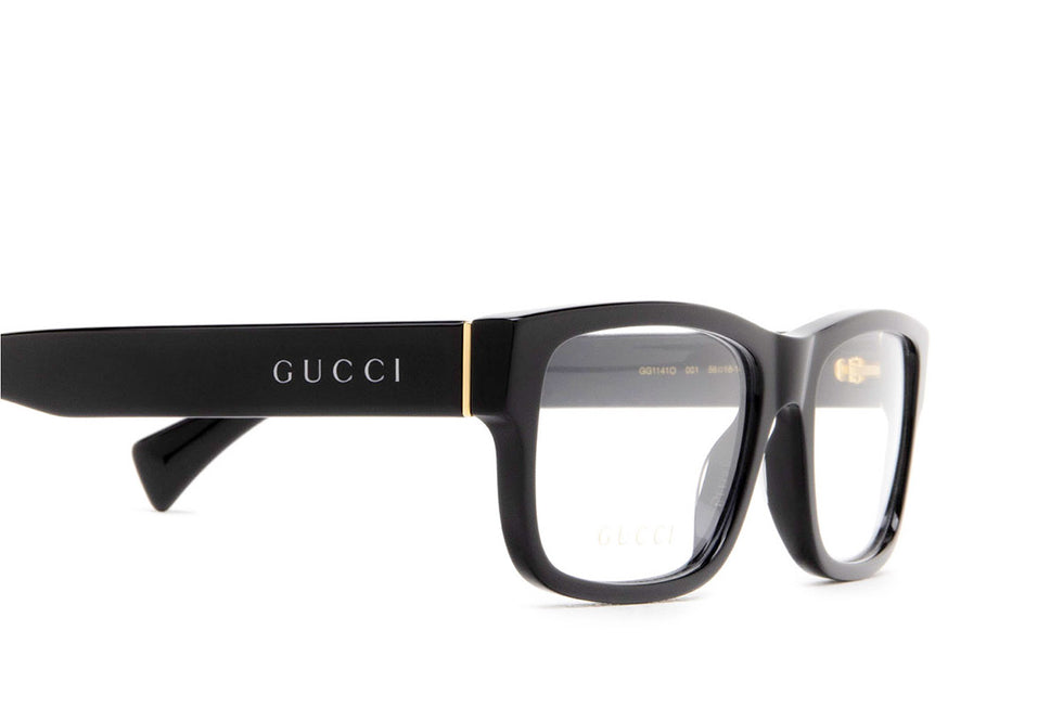 Gucci® GG1141O GUC GG1141O 004 58 - Black Eyeglasses