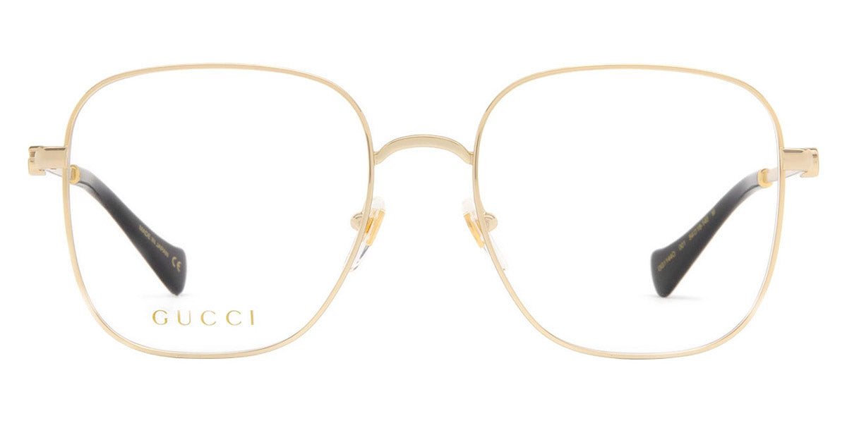 Gucci® GG1144O GUC GG1144O 001 54 - Gold Eyeglasses