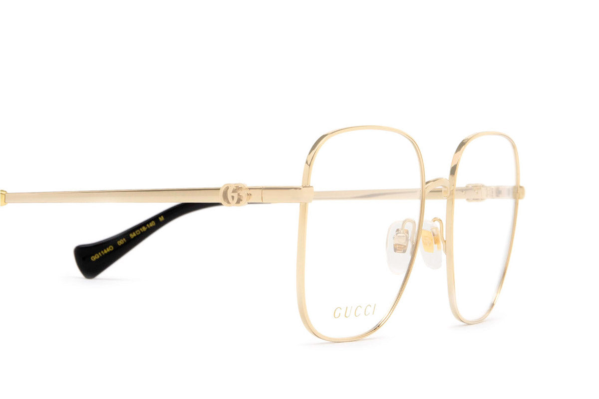 Gucci® GG1144O GUC GG1144O 001 54 - Gold Eyeglasses