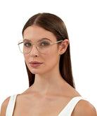 Gucci® GG1144O GUC GG1144O 001 54 - Gold Eyeglasses