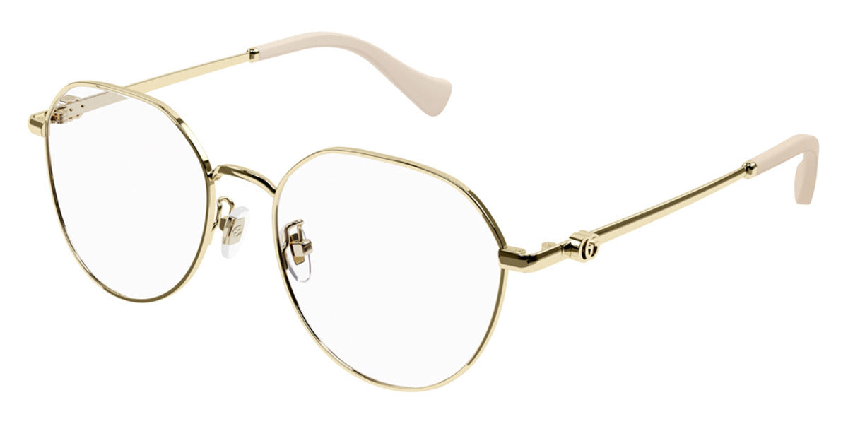 Gucci® GG1145O GUC GG1145O 001 50 - Gold Eyeglasses
