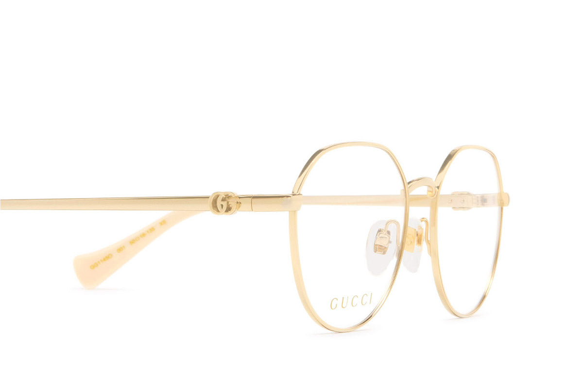 Gucci® GG1145O GUC GG1145O 001 50 - Gold Eyeglasses
