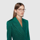 Gucci® GG1145O GUC GG1145O 002 50 - Silver Eyeglasses