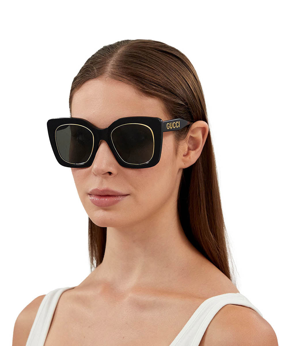 Gucci® GG1151S GUC GG1151S 001 51 - Black Sunglasses