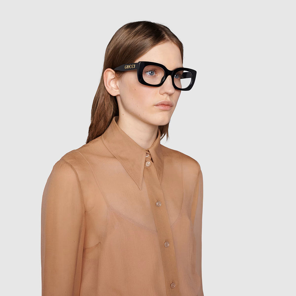 Gucci® GG1154O GUC GG1154O 001 53 - Black Eyeglasses