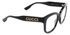 Gucci® GG1155O GUC GG1155O 001 51 - Black Eyeglasses