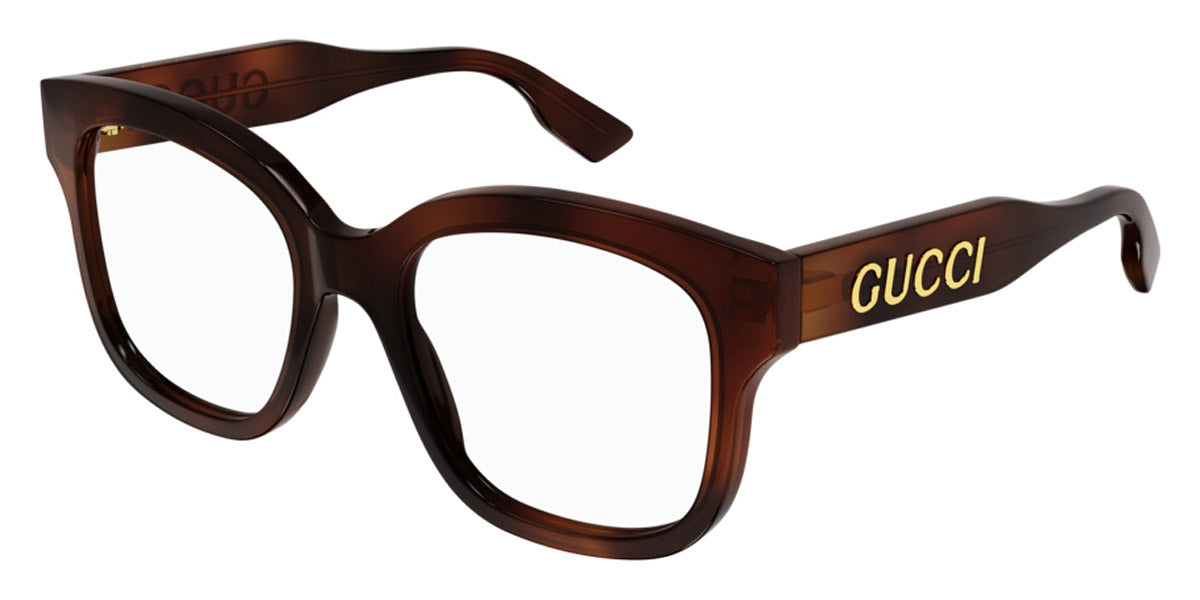 Gucci® GG1155O GUC GG1155O 002 51 - Havana Eyeglasses