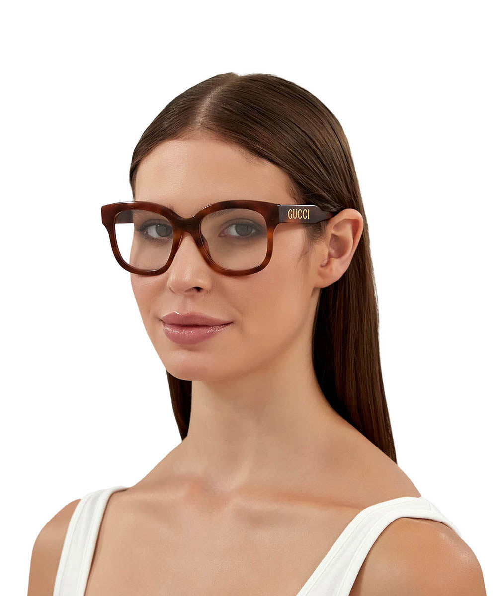 Gucci® GG1155O GUC GG1155O 002 51 - Havana Eyeglasses