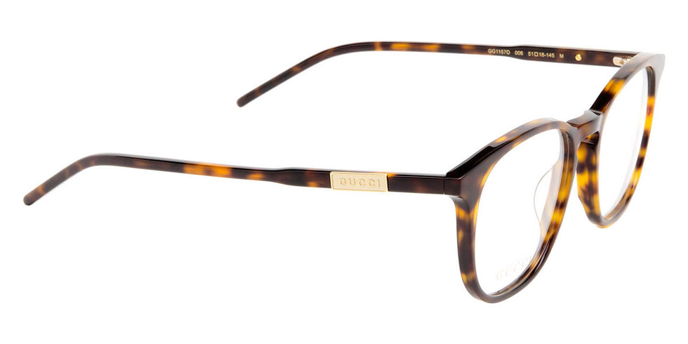 Gucci® GG1157O GUC GG1157O 006 51 - Havana Eyeglasses