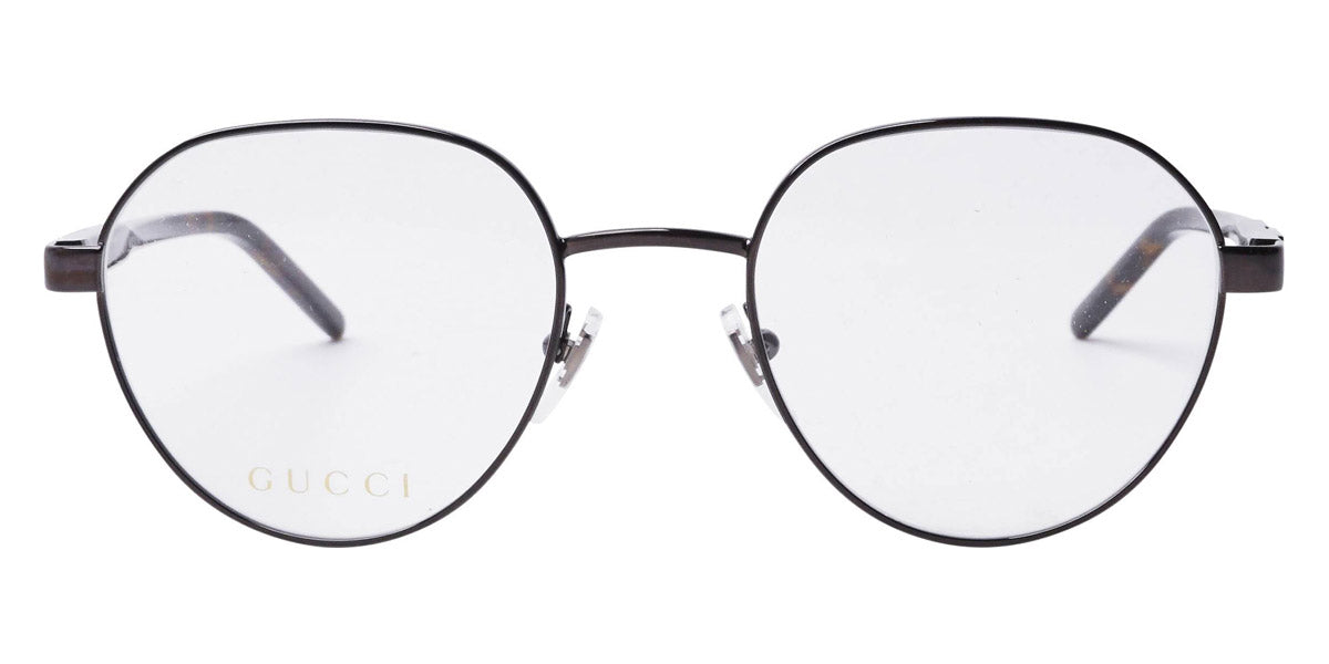 Gucci® GG1162O GUC GG1162O 002 51 - Gunmetal/Havana Eyeglasses