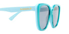 Gucci® GG1169S GUC GG1169S 004 54 - Light-Blue/Blue Sunglasses