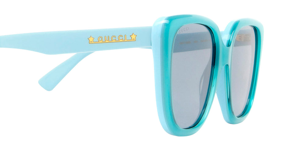 Gucci® GG1169S GUC GG1169S 004 54 - Light-Blue/Blue Sunglasses