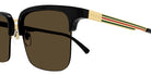 Gucci® GG1226S GUC GG1226S 001 53 - Black/Gold Sunglasses