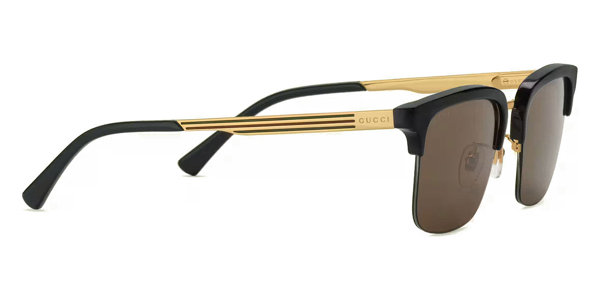 Gucci® GG1226S GUC GG1226S 001 53 - Black/Gold Sunglasses