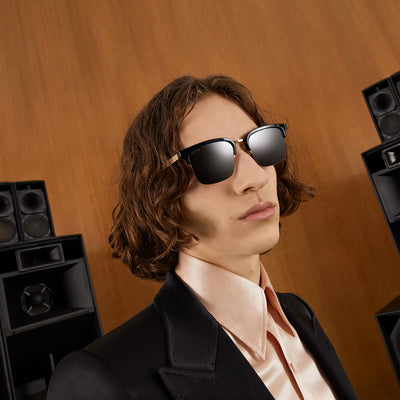 Gucci® GG1226S GUC GG1226S 001 53 - Black/Gold Sunglasses