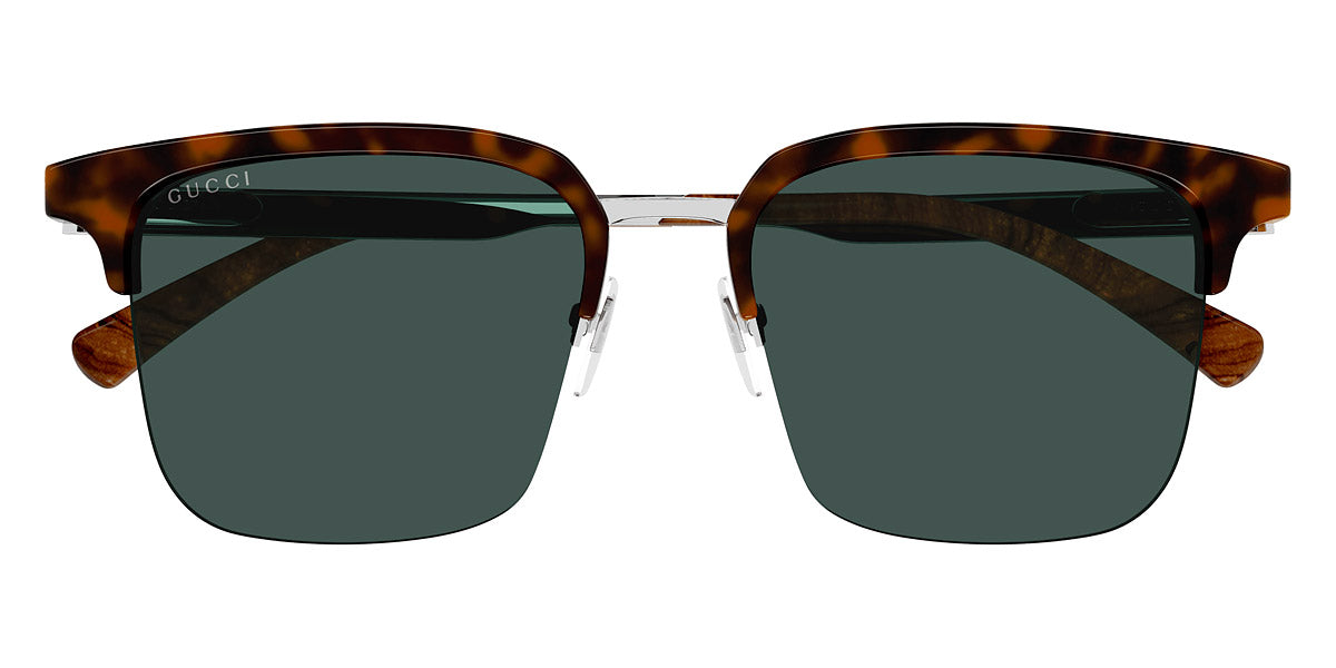 Gucci® GG1226S GUC GG1226S 003 53 - Havana/Silver Sunglasses