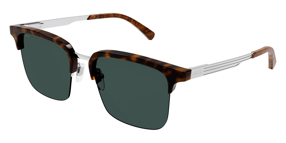 Gucci® GG1226S GUC GG1226S 003 53 - Havana/Silver Sunglasses