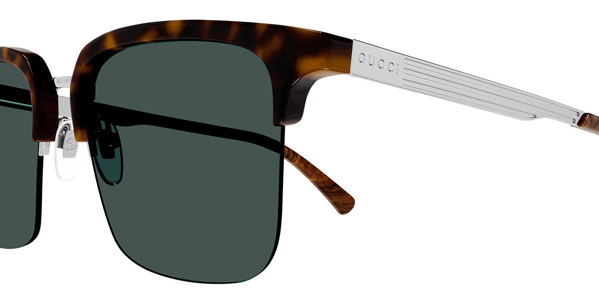 Gucci® GG1226S GUC GG1226S 003 53 - Havana/Silver Sunglasses