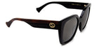 Gucci® GG1300S GUC GG1300S 001 55 - Black/Havana Sunglasses