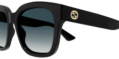 Gucci® GG1338SK GUC GG1338SK 003 54 - Black Sunglasses