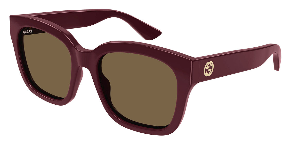 Gucci® GG1338SK GUC GG1338SK 004 54 - Burgundy Sunglasses