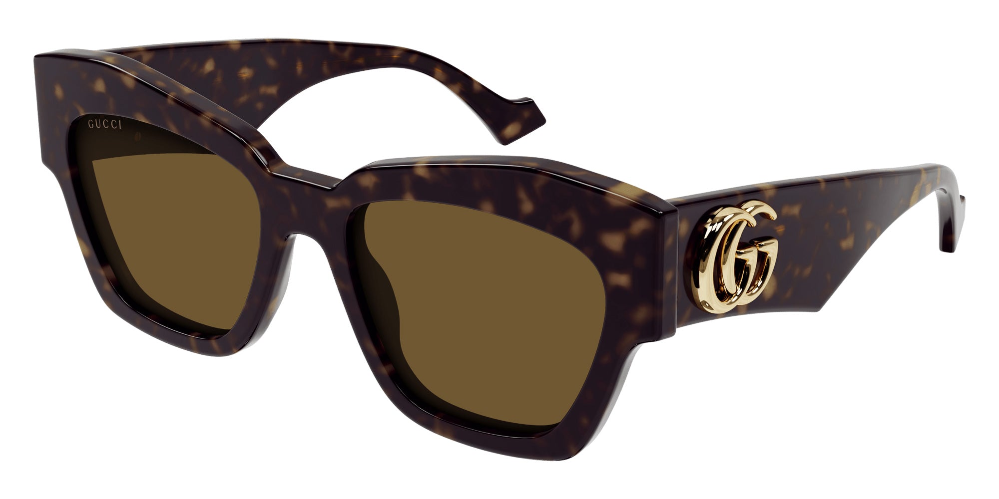 Gucci® GG1422S Sunglasses - Havana / Brown
