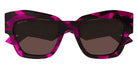 Gucci® GG1422S Sunglasses - Havana / Brown