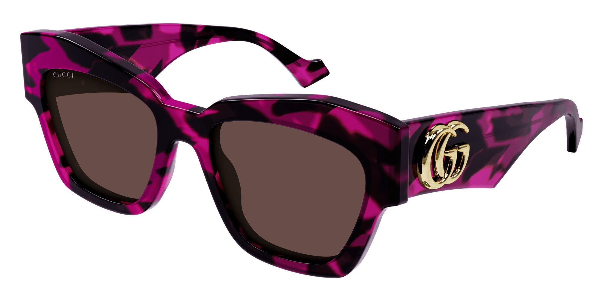 Gucci® GG1422S Sunglasses - Havana / Brown