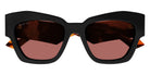 Gucci® GG1422S Sunglasses - Black / Orange