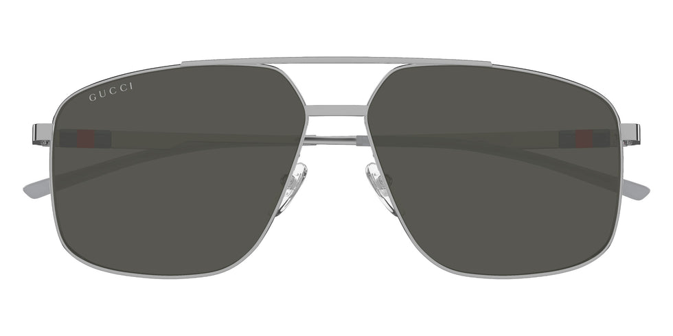 Gucci® GG1676S Sunglasses - Silver / Grey