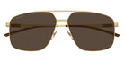 Gucci® GG1676S Sunglasses - Gold / Brown