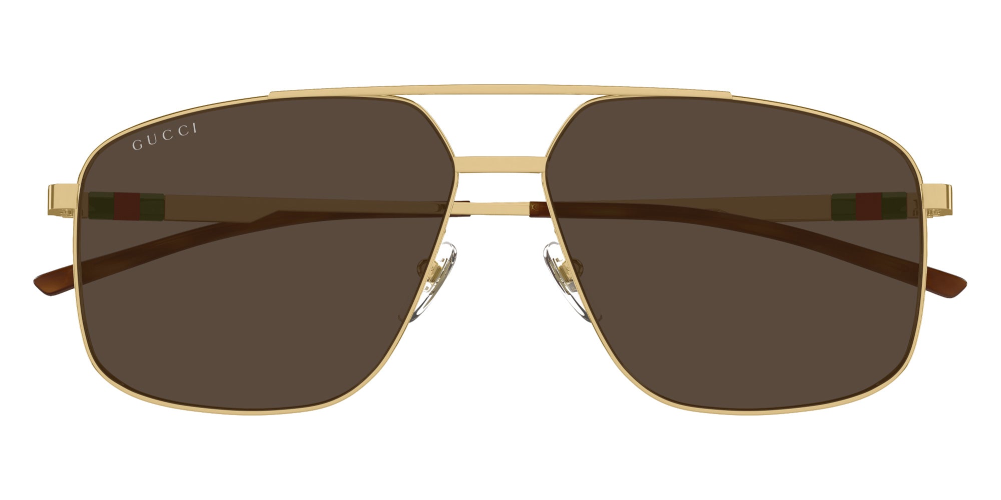 Gucci® GG1676S Sunglasses - Gold / Brown