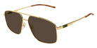 Gucci® GG1676S Sunglasses - Gold / Brown