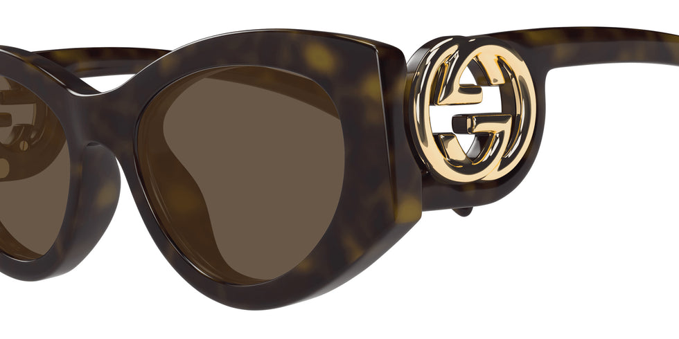 Gucci® GG1691S Sunglasses - Havana / Brown