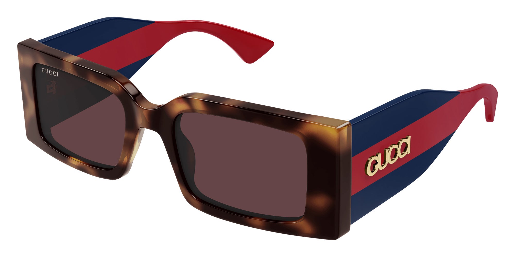 Gucci® GG1860S Sunglasses - Havana / Red