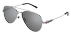 Gucci® GG1874S Sunglasses - Gunmetal / Silver