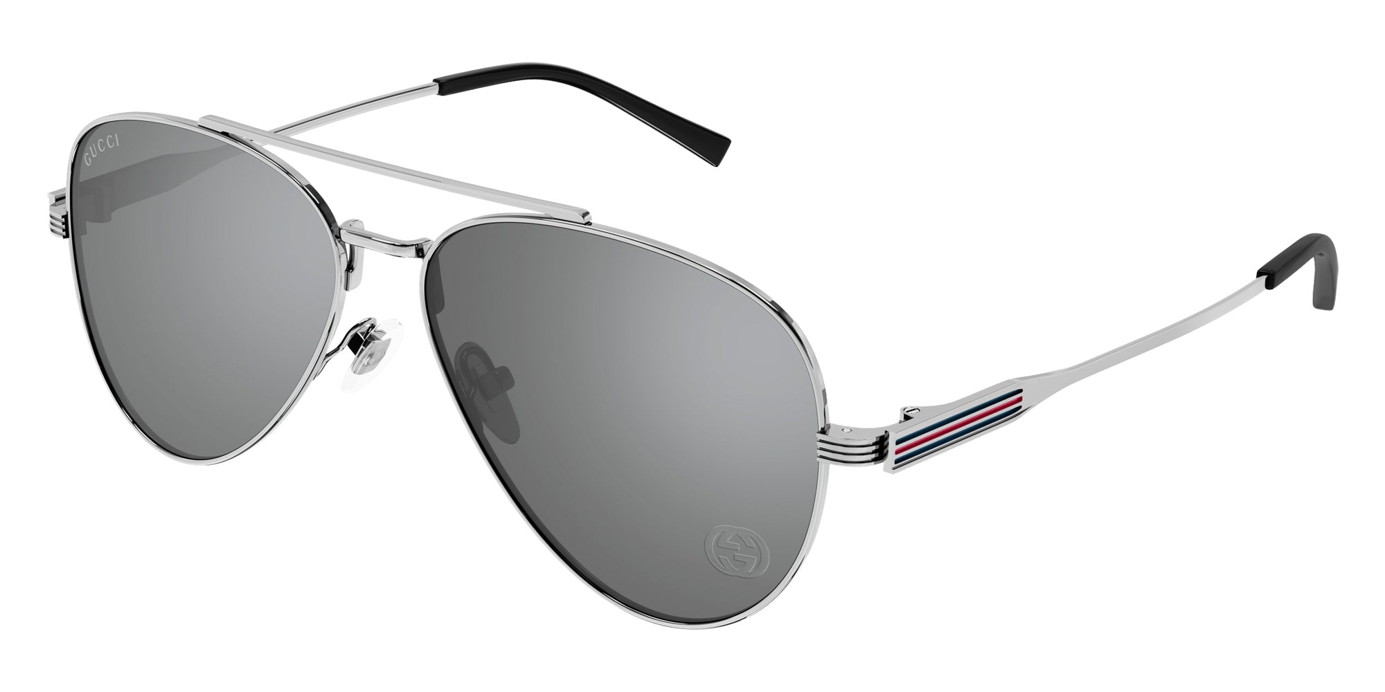 Gucci® GG1874S Sunglasses - Gunmetal / Silver
