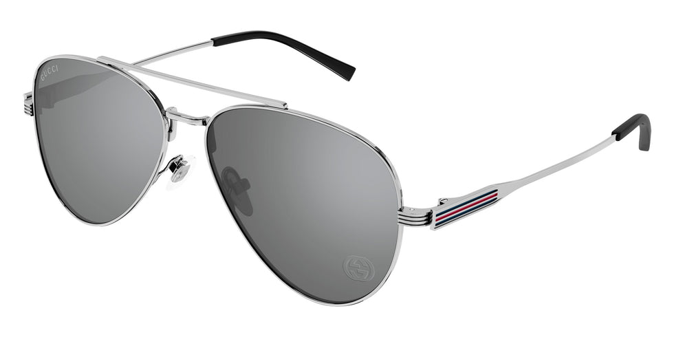 Gucci® GG1874S Sunglasses - Gunmetal / Silver