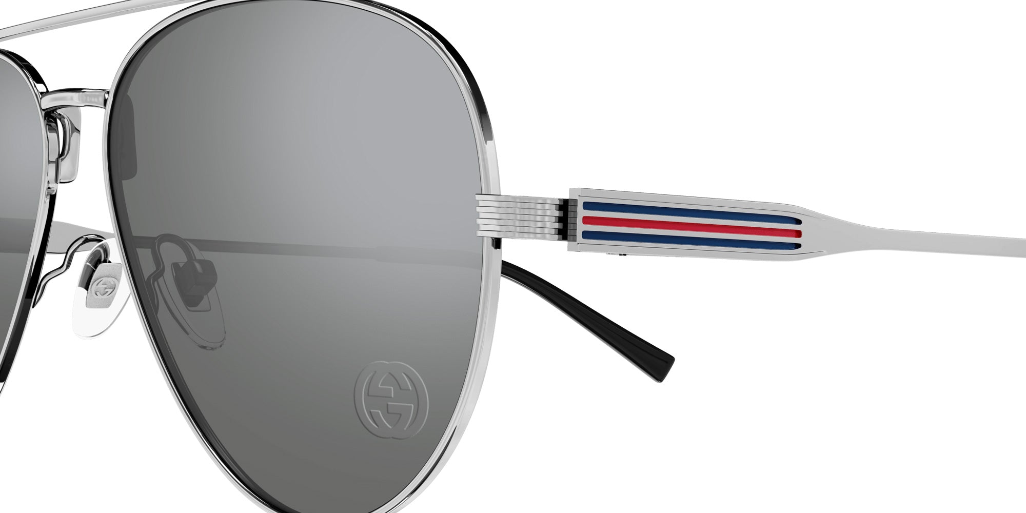 Gucci® GG1874S Sunglasses - Gunmetal / Silver