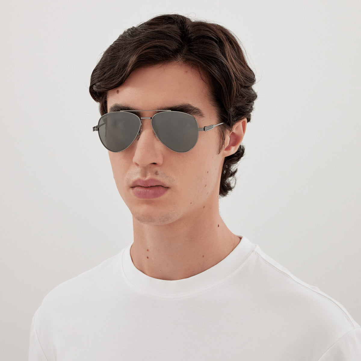 Gucci® GG1874S Sunglasses - Gunmetal / Silver
