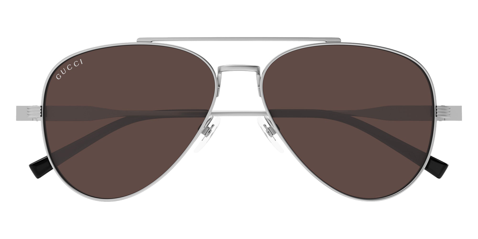 Gucci® GG1874S Sunglasses - Gunmetal / Brown